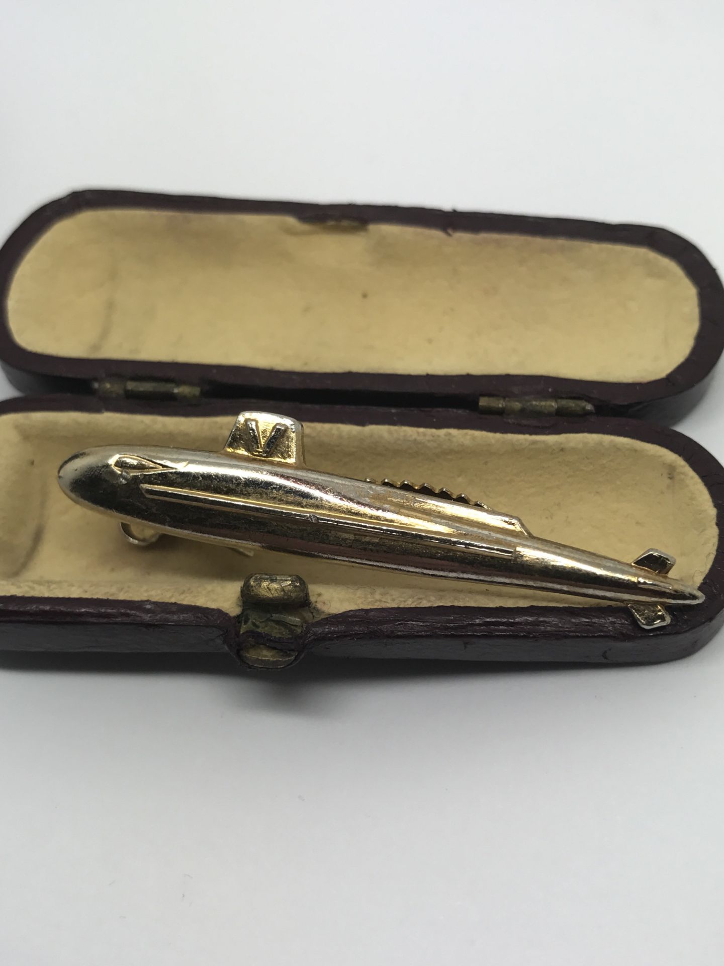 UNUSUAL SUBMARINE TIE CLIP