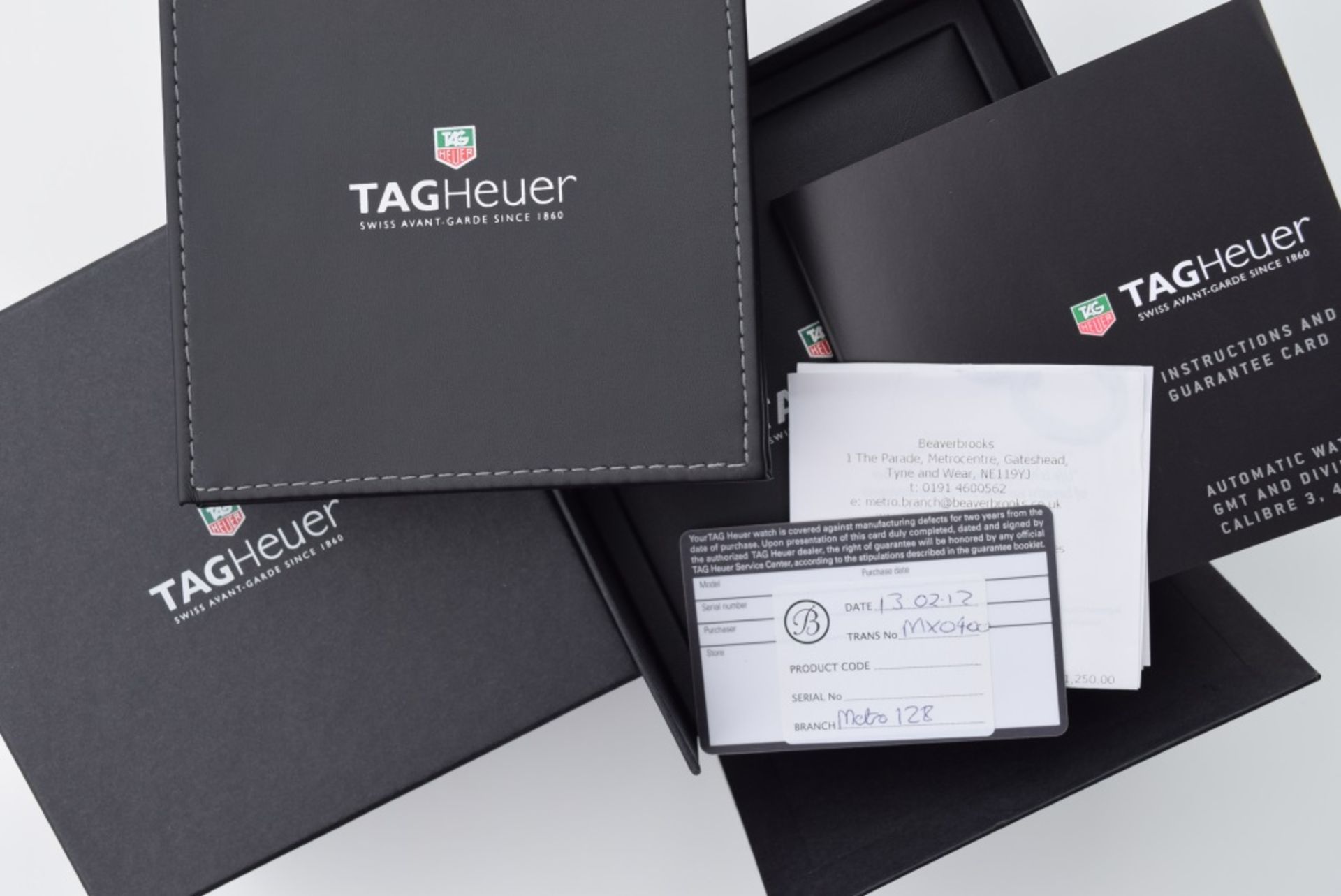 2012 TAG Heuer Black Aquaracer WAN2110 (Full set and hard to find model) - Image 2 of 6