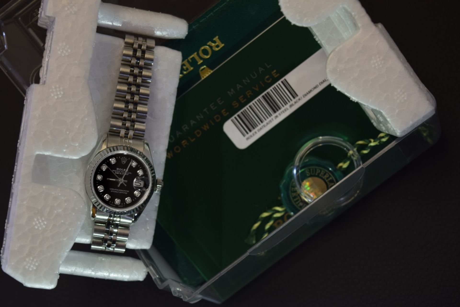 *Rolex DateJust* - Black Diamond Dial (Ladies, Steel) - Image 2 of 3