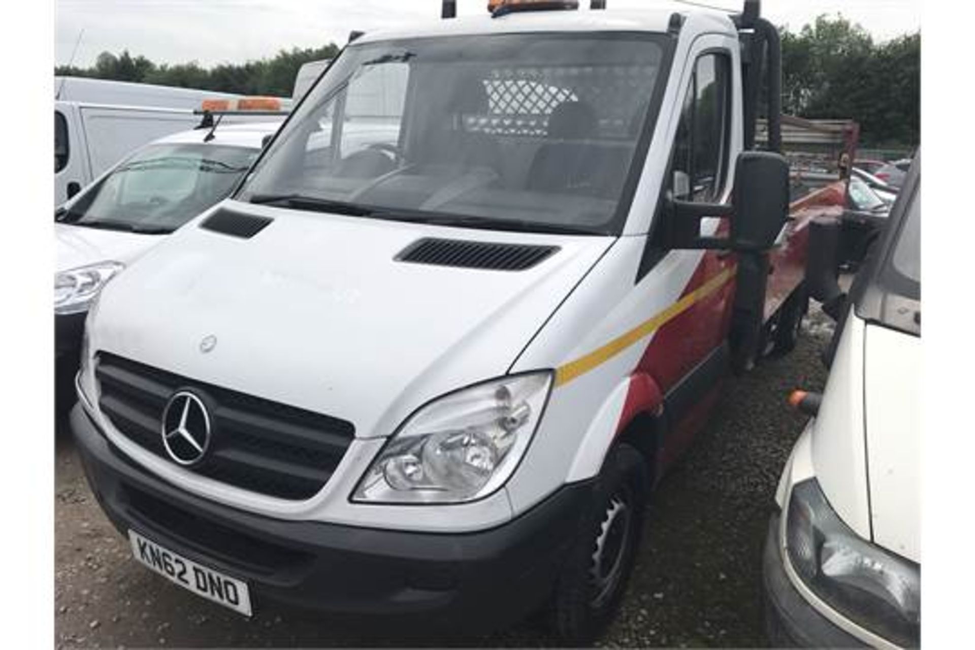 2012 62 REG MERCEDES SPRINTER 313 CDI JUMBO XLWB DROPSIDE WITH TAIL LIFT PICK UP TRUCK - Image 10 of 12