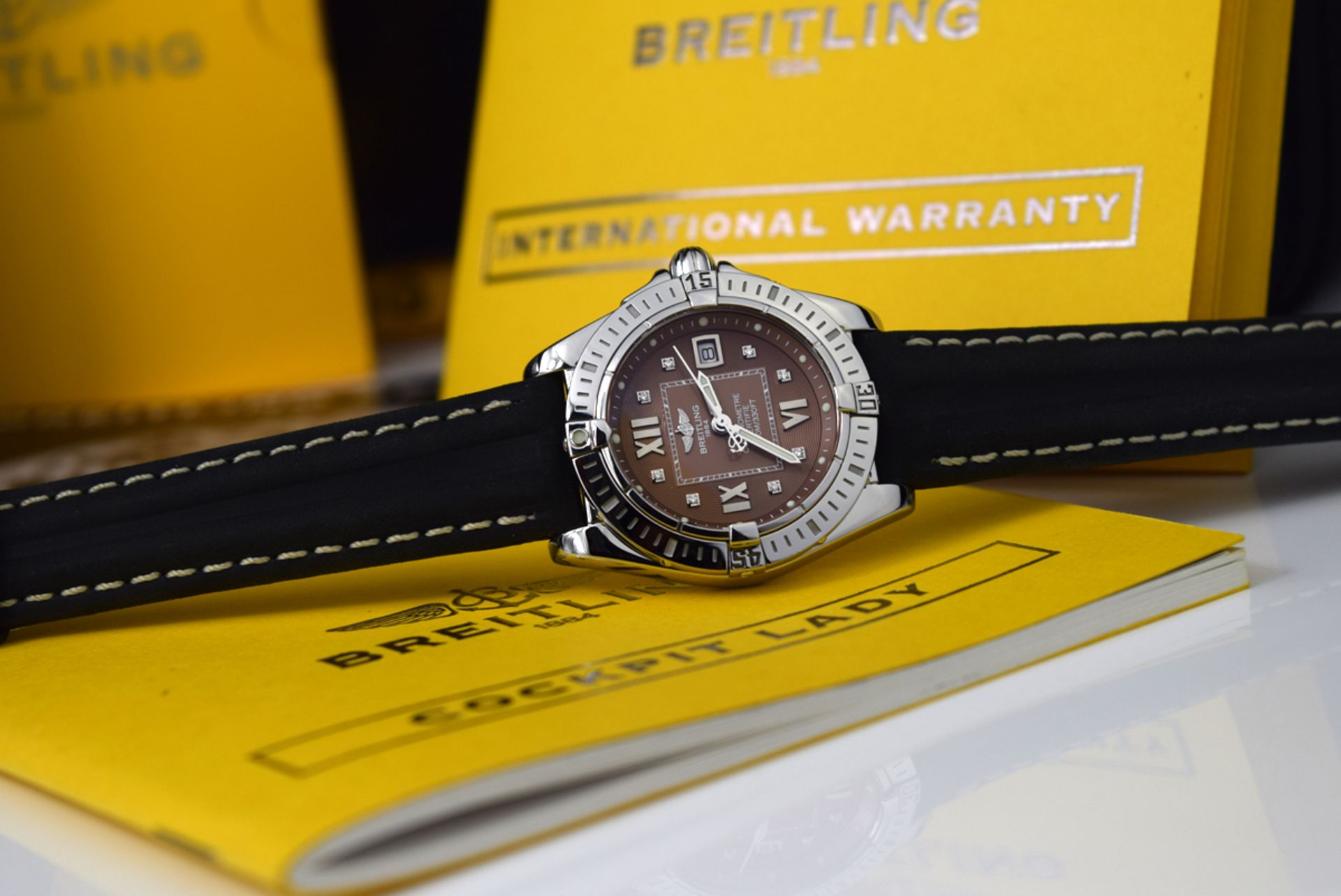 BREITLING COCKPIT LADY - BRONZE TONE *DIAMOND* DIAL - Image 6 of 12