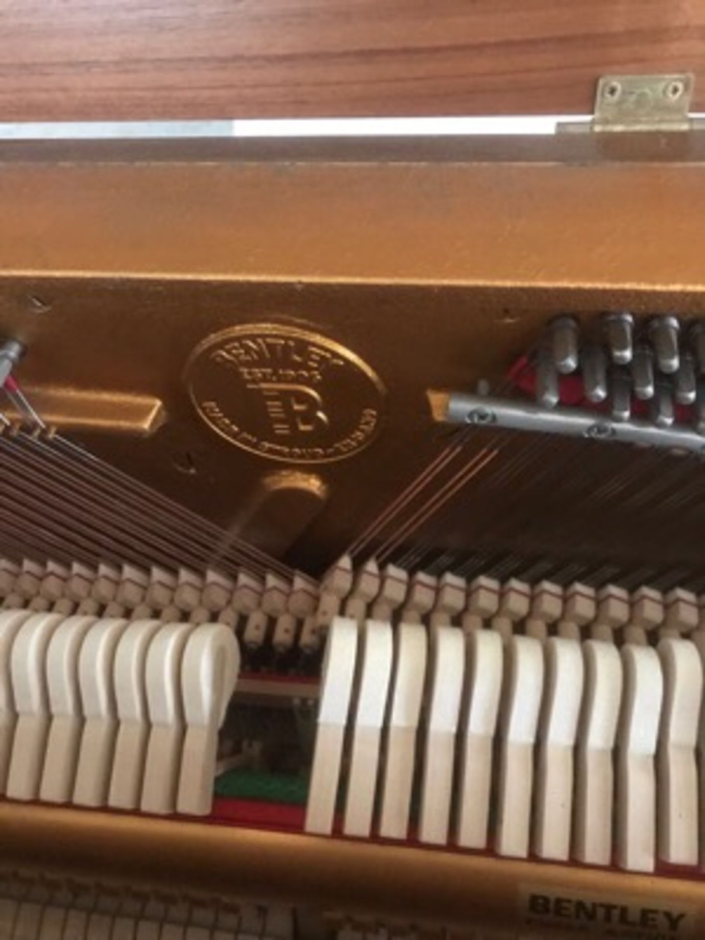 BENTLEY OVERSTRUNG PIANO - Image 3 of 3