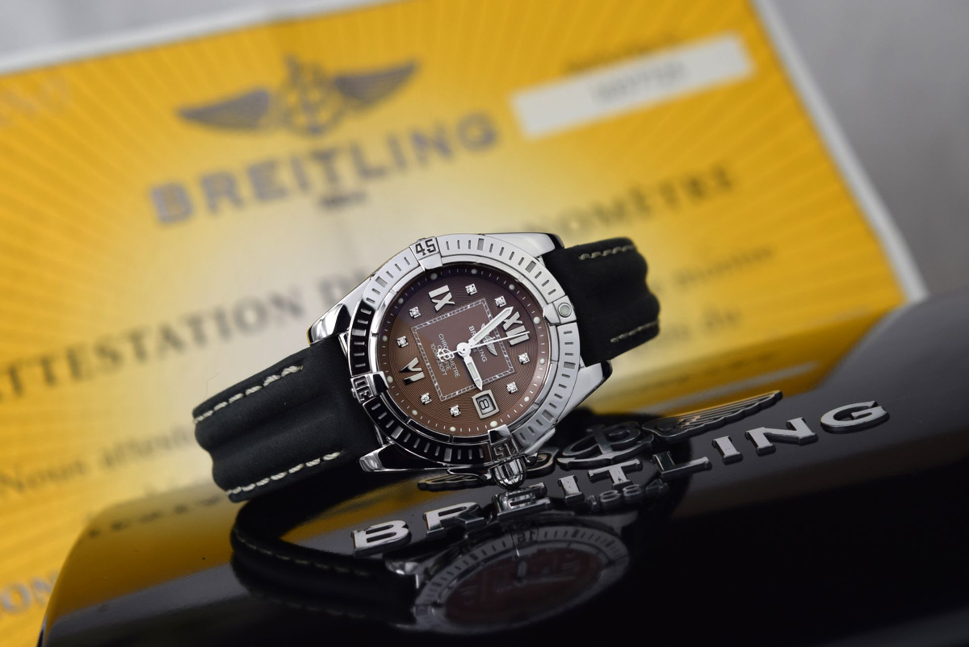 BREITLING COCKPIT LADY - BRONZE TONE *DIAMOND* DIAL