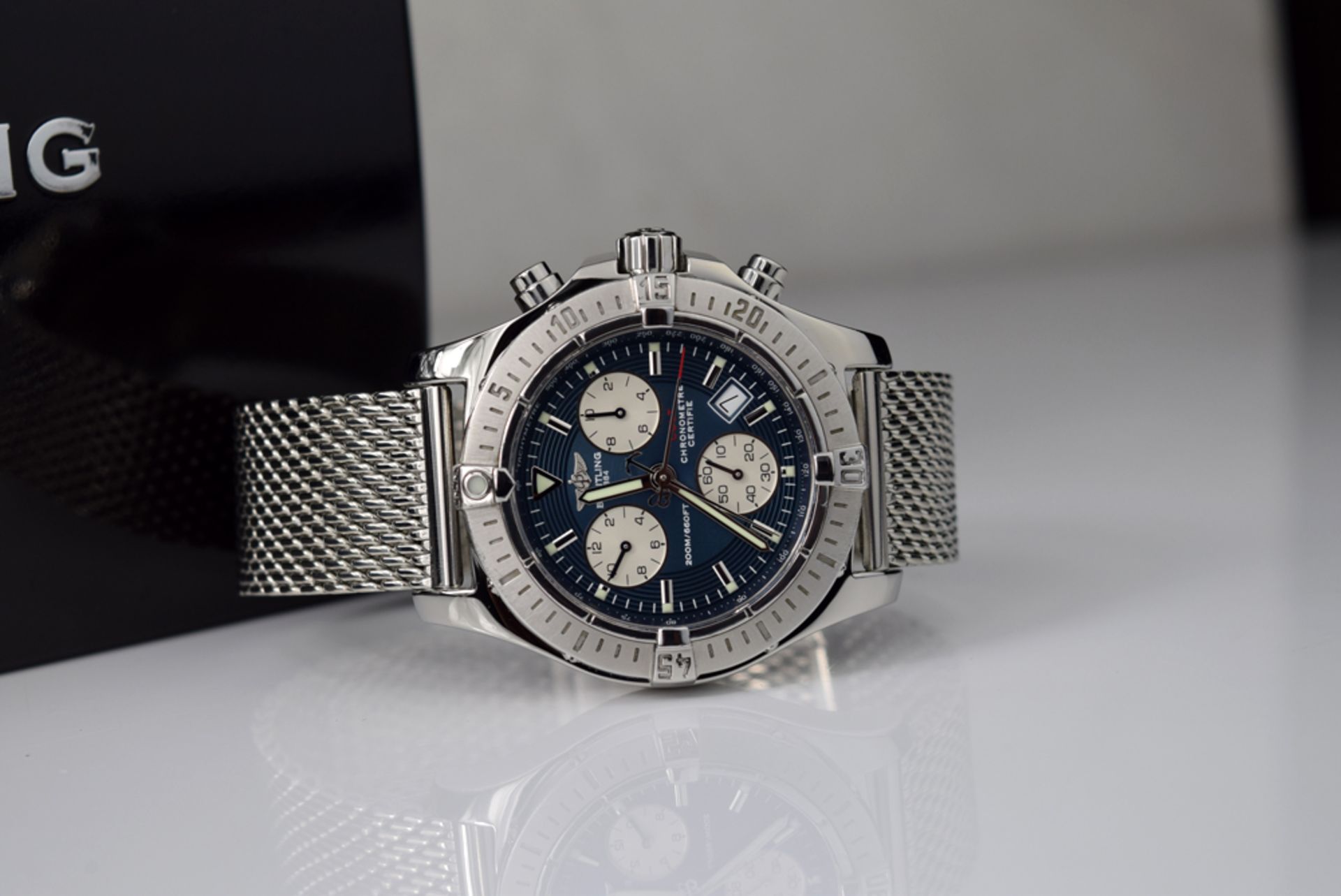 BREITLING CHRONOGRAPH 'COLT' - STEEL (A73380) - Image 5 of 10