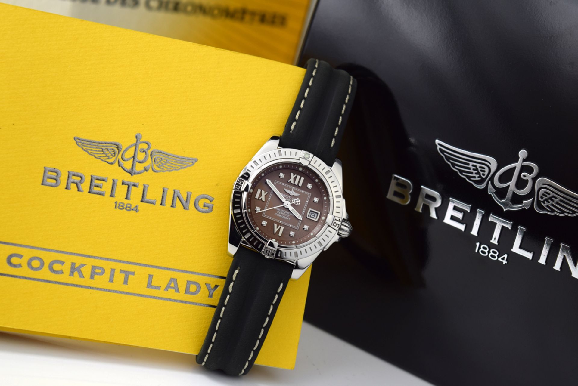 BREITLING COCKPIT LADY - BRONZE TONE *DIAMOND* DIAL - Image 12 of 12