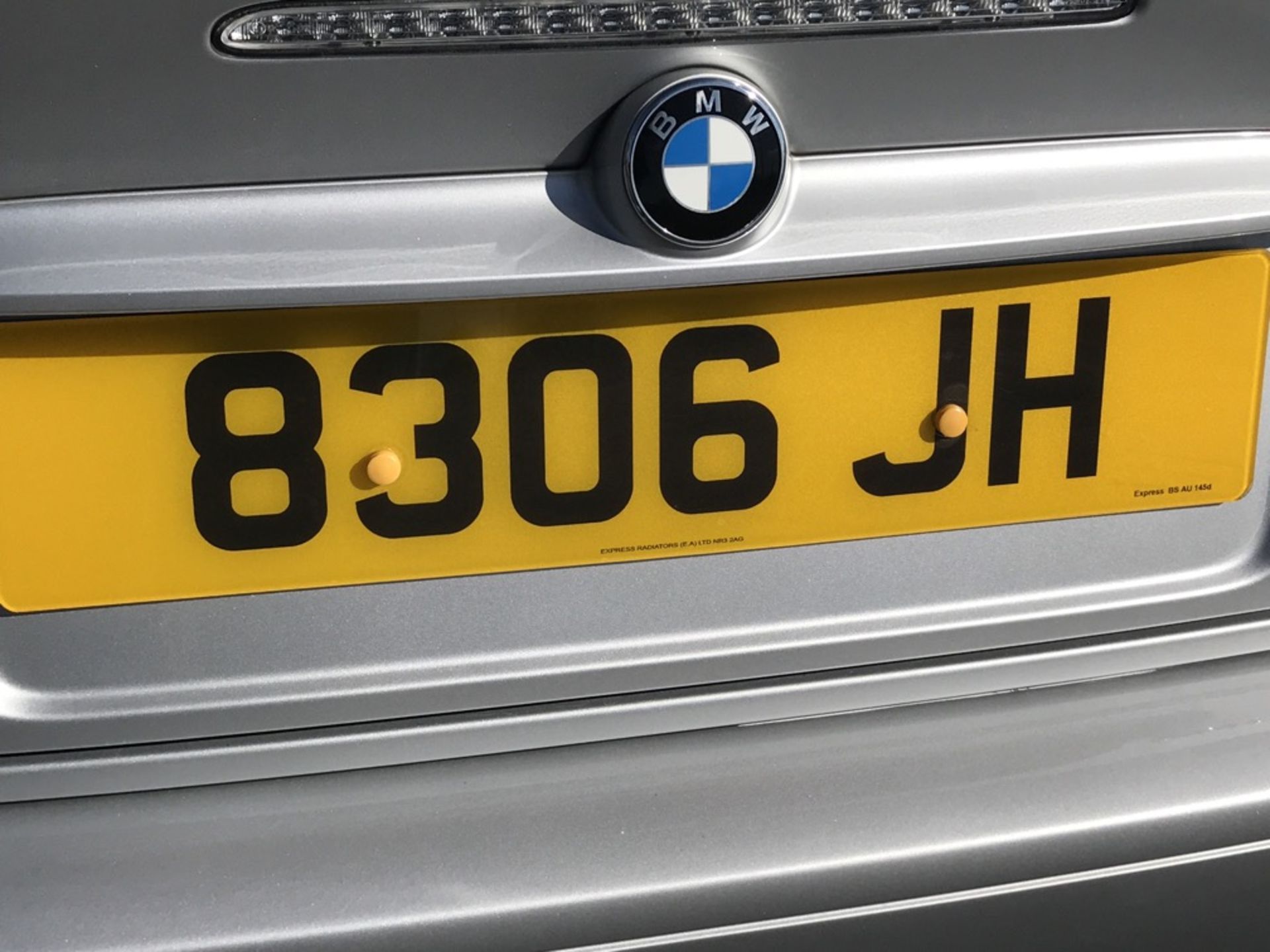 PRIVATE REG: 8306 JH - Image 2 of 2
