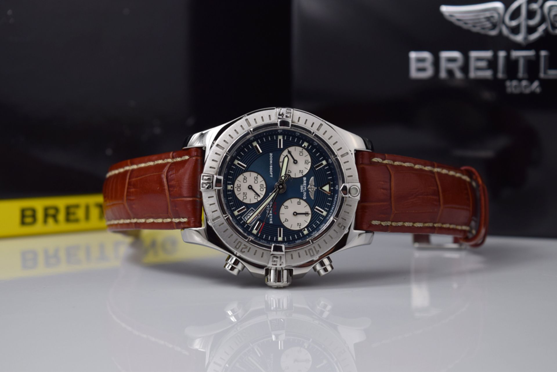 BREITLING CHRONOGRAPH 'COLT' - STEEL (A73380) - Image 6 of 10