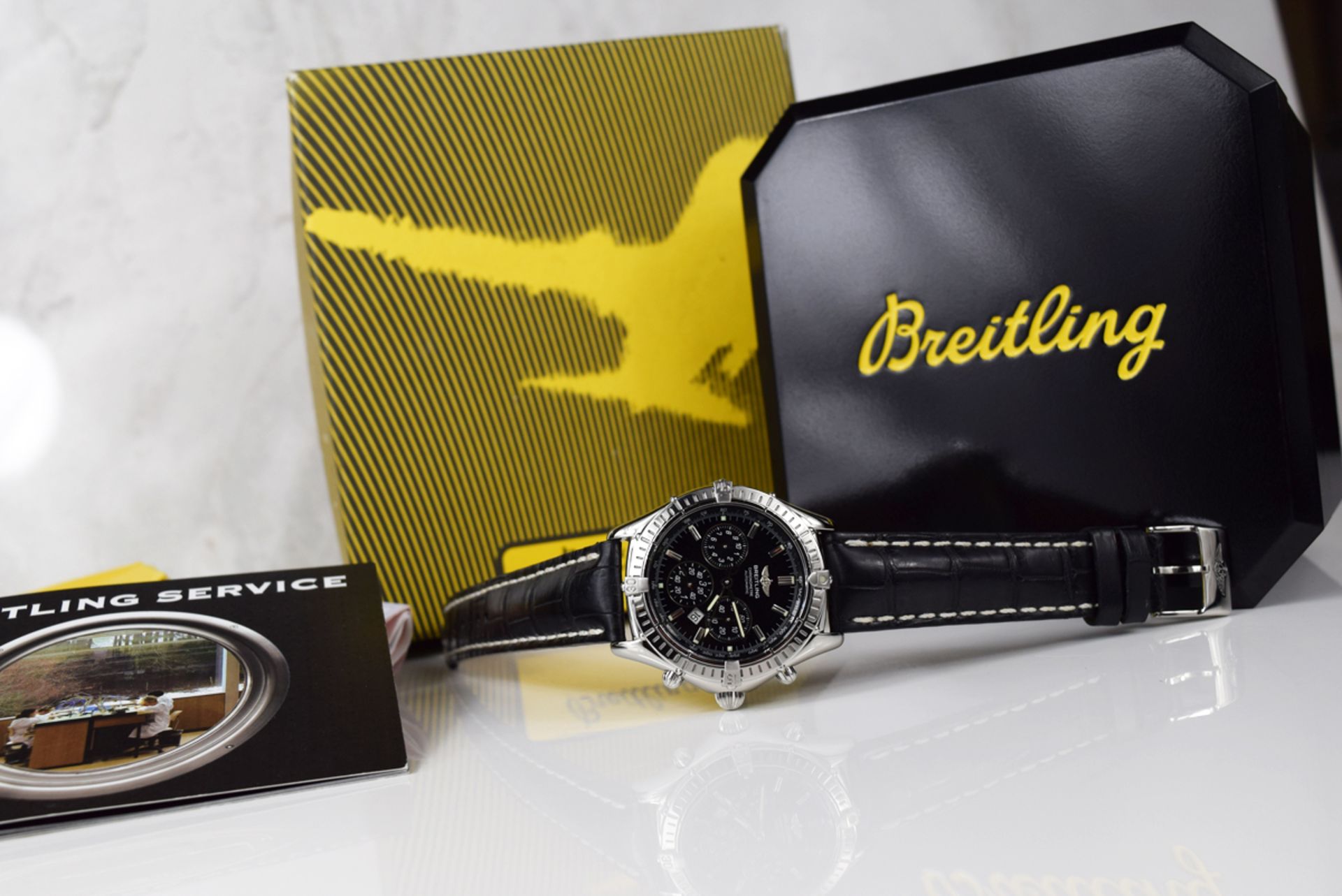 BREITLING - SHADOW FLYBACK / CHRONOGRAPH in STEEL - Image 6 of 11