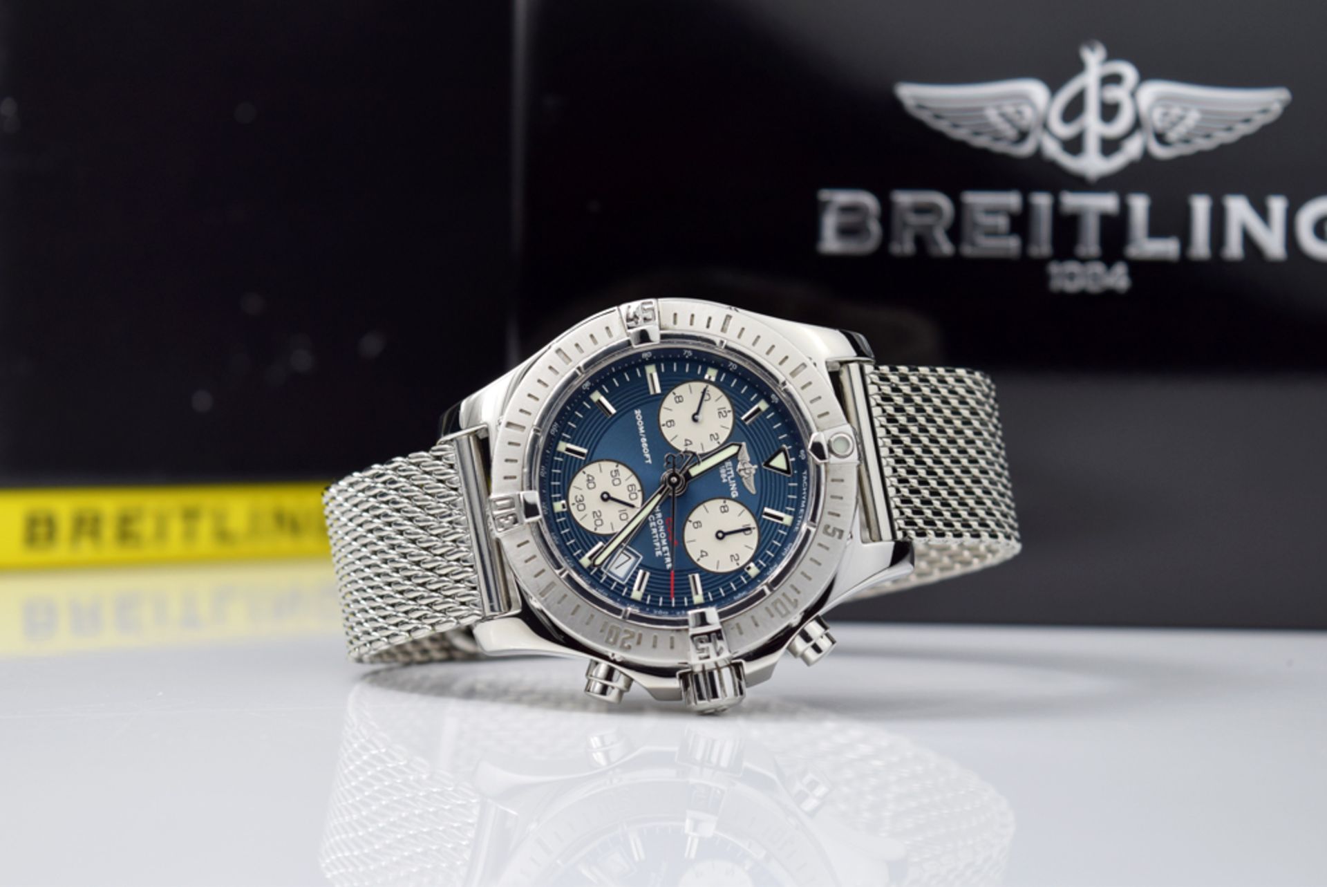 BREITLING CHRONOGRAPH 'COLT' - STEEL (A73380) - Image 2 of 10