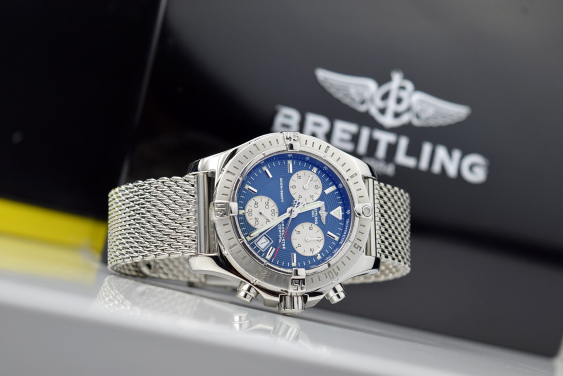 BREITLING CHRONOGRAPH 'COLT' - STEEL (A73380) - Image 3 of 10