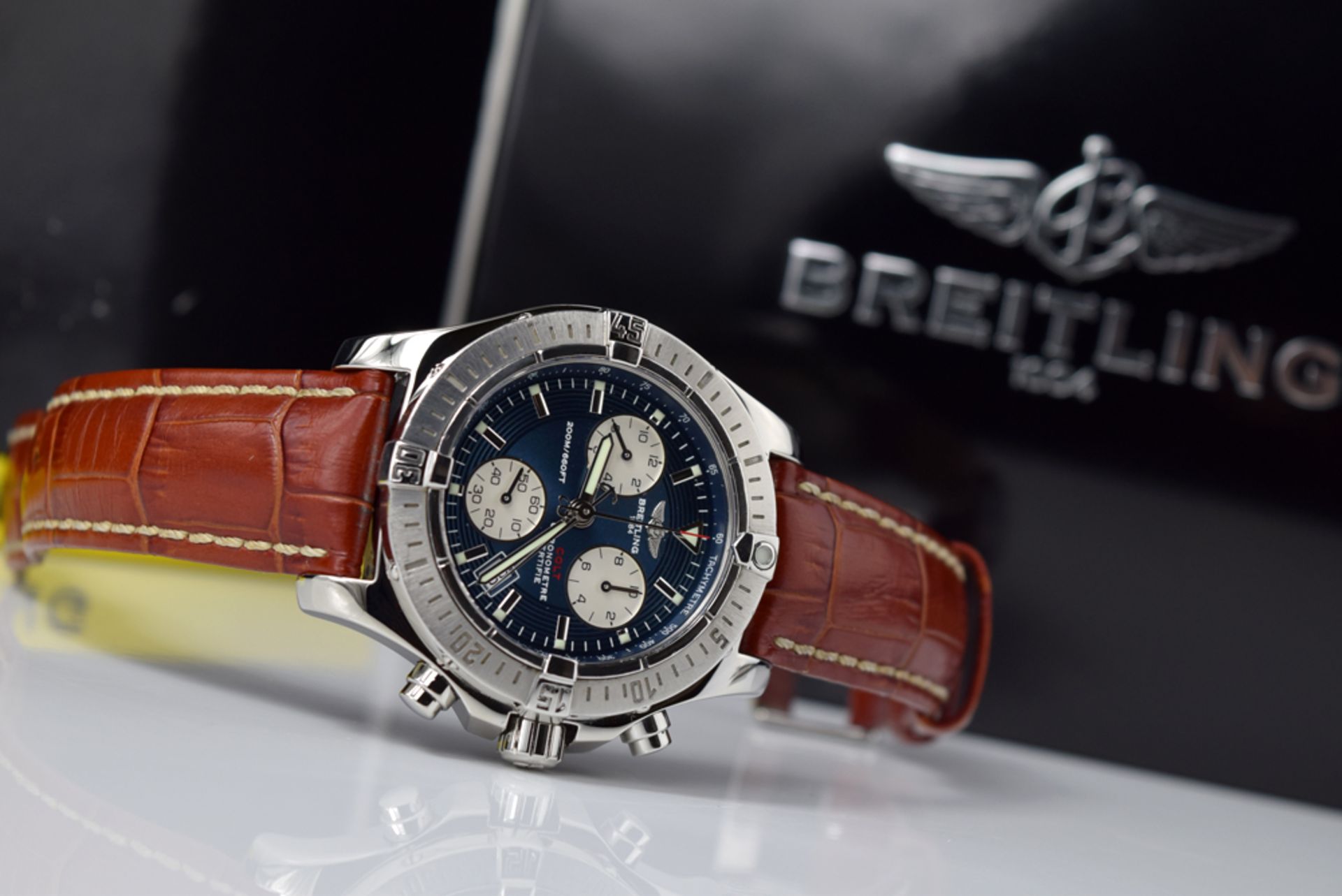 BREITLING CHRONOGRAPH 'COLT' - STEEL (A73380) - Image 7 of 10