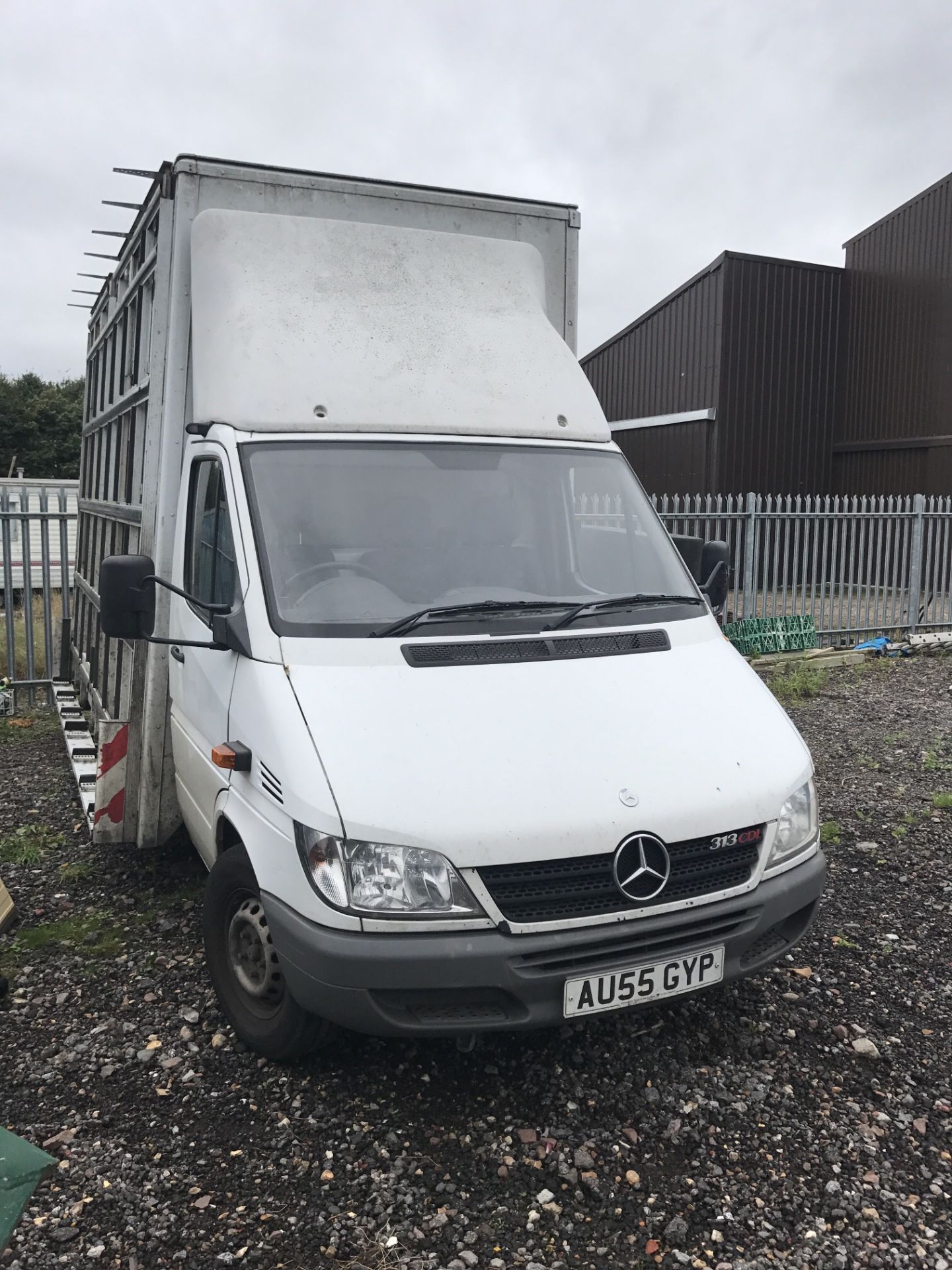 MERCEDES SPRINTER 313 CDI BOX VAN WITH GLASS FRAIL 55 REG - Image 2 of 5