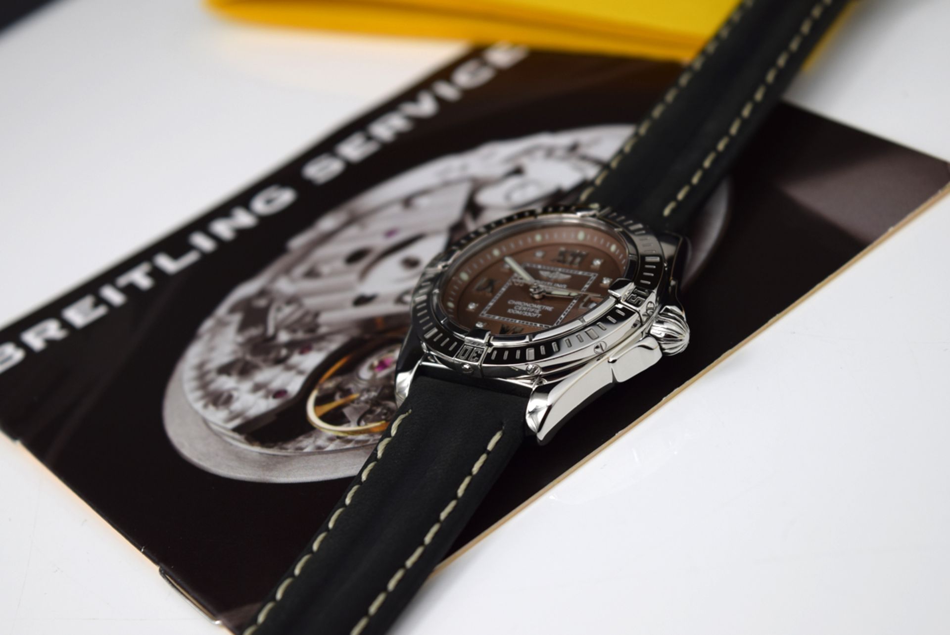 BREITLING GALACTIC 32 / LADY COCKPIT with DIAMOND DIAL - Image 6 of 12