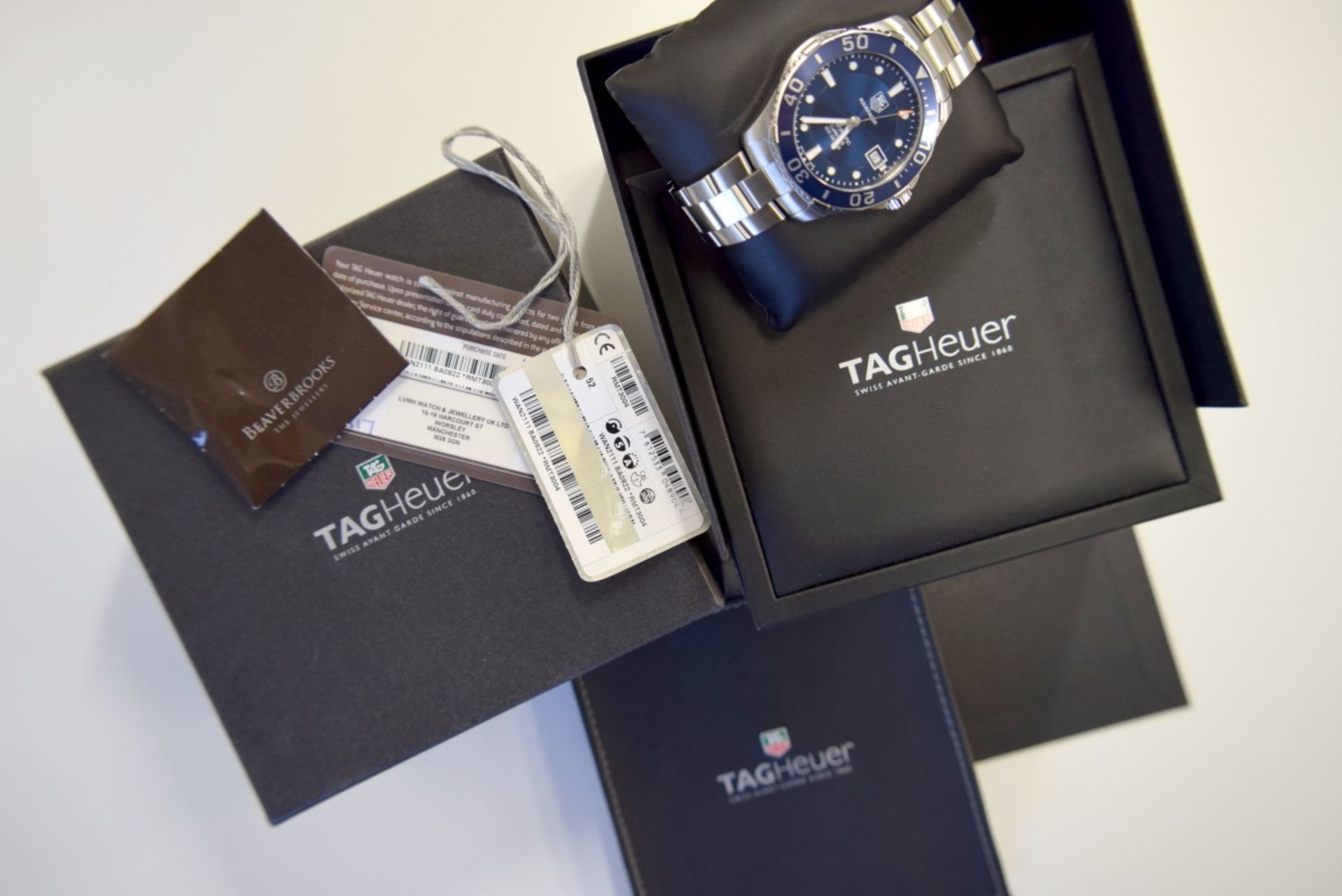 *2014* TAG Heuer Aquaracer (WAN2111) - Blue Kit - Image 2 of 4