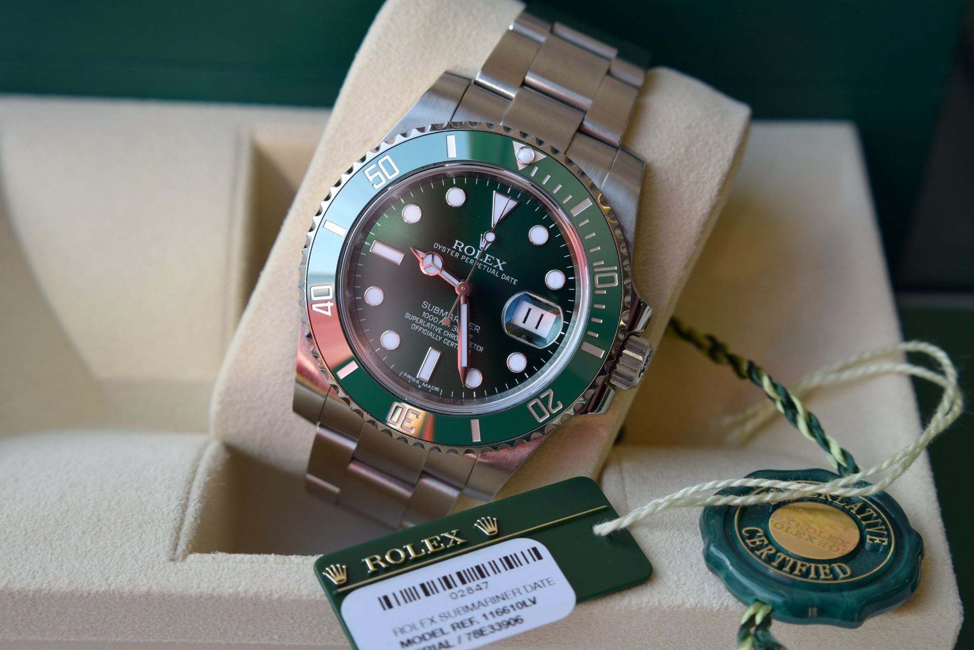 *Waiting List Model* Rolex Submariner (116610LV) - HULK