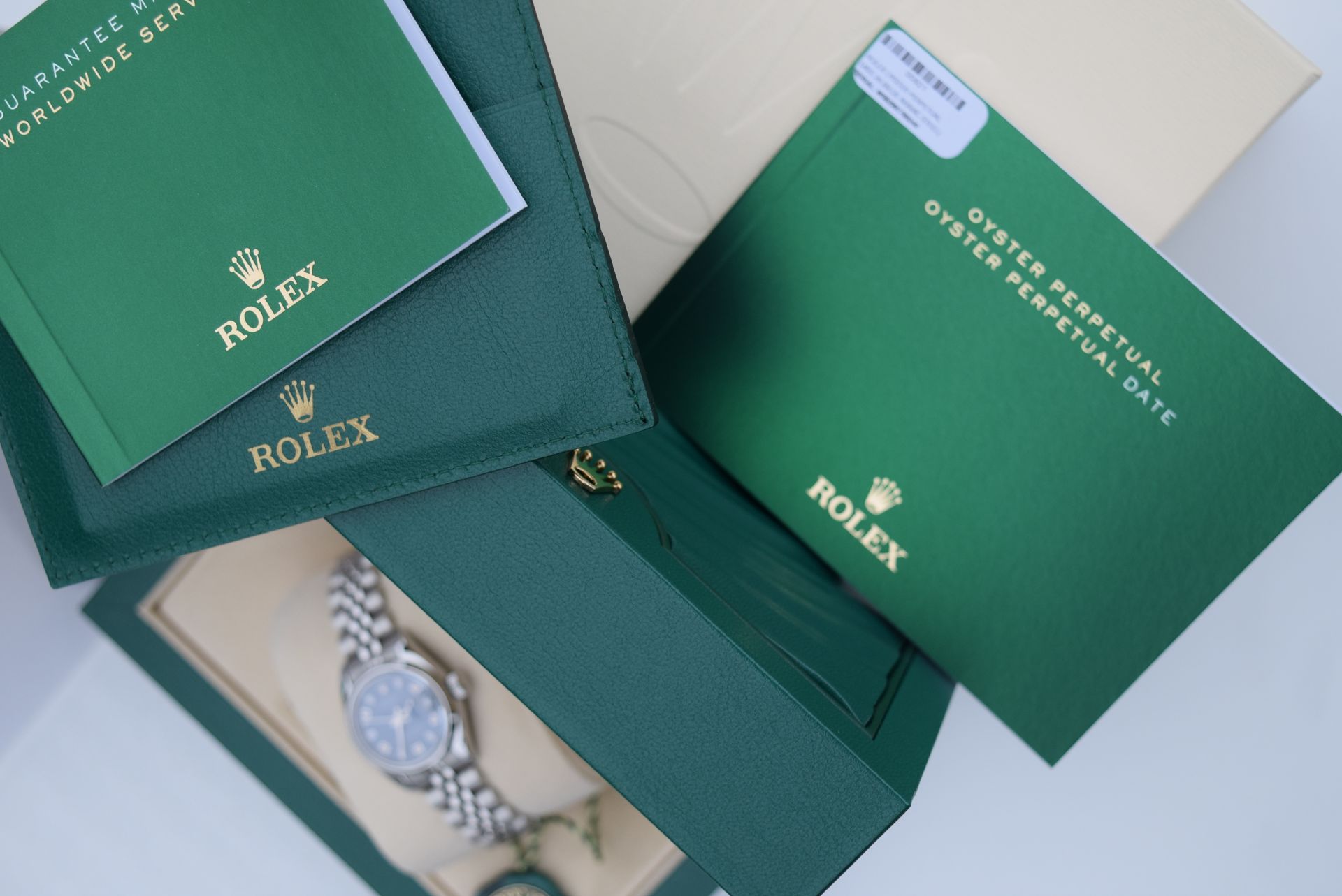 ♥ Rolex ♥ Lady Date 26 - Blue Arabic Oyster Perpetual - Image 6 of 7