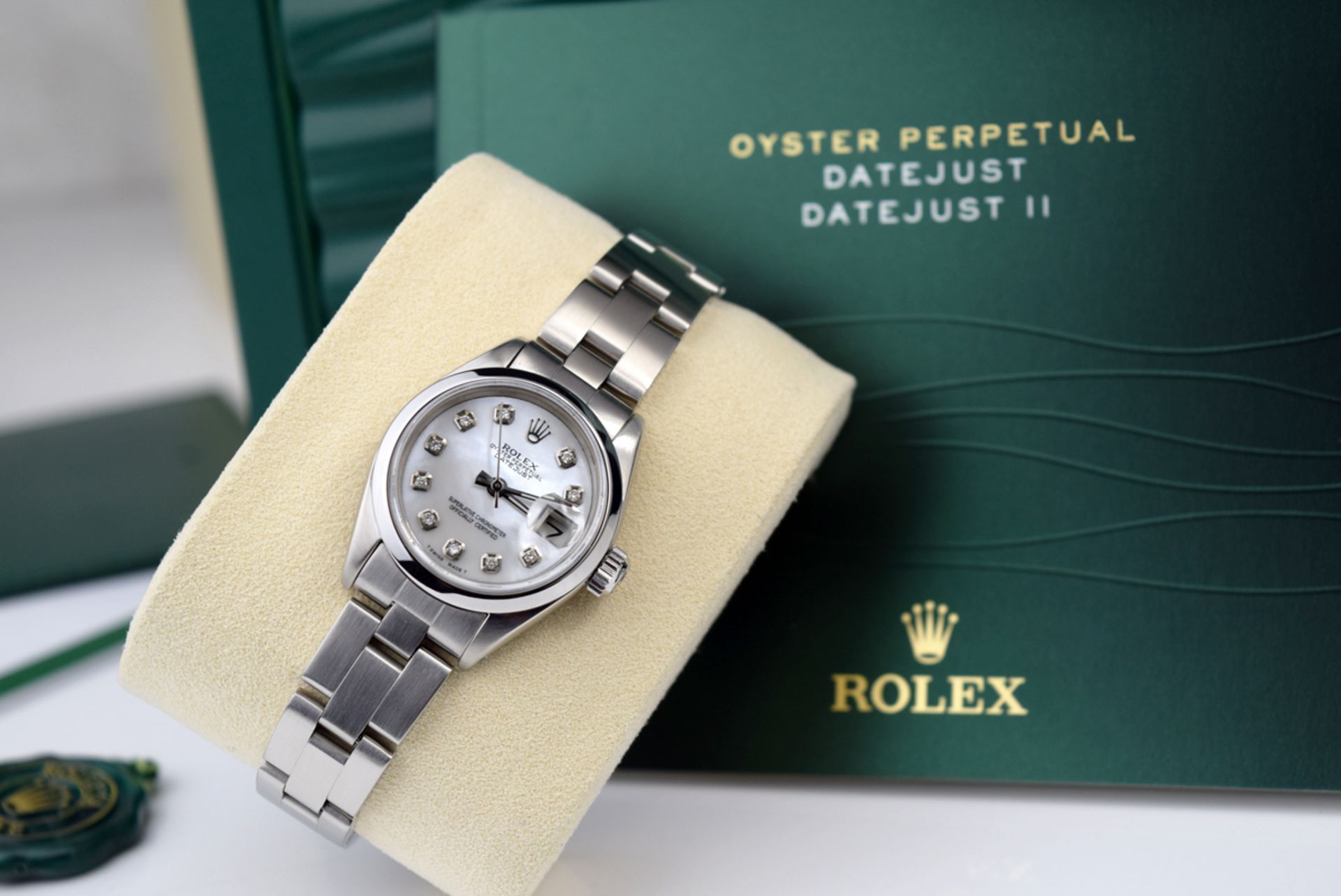 ROLEX LADY DATEJUST 26mm - STEEL & WHITE MOP DIAMOND DIAL - Image 2 of 10