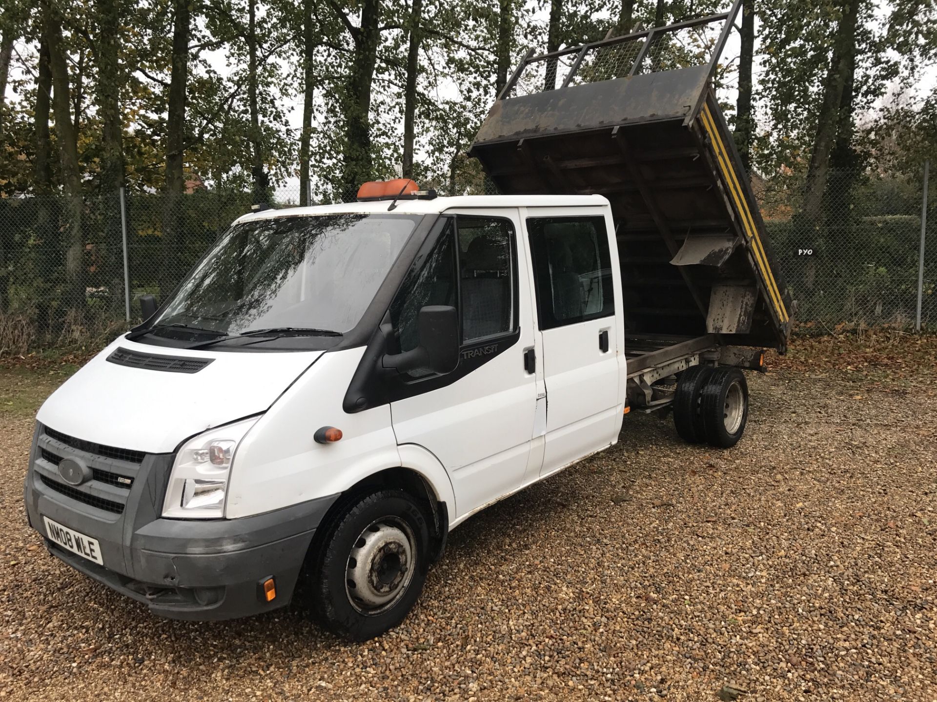 FORD TRANSIT DOUBLE CAB TIPPER 2008 08 REG - 123k - Image 4 of 17