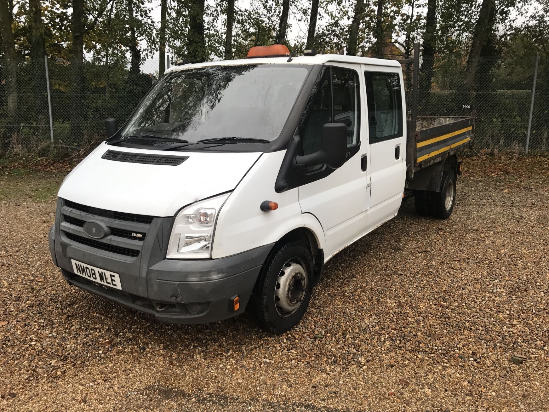 FORD TRANSIT DOUBLE CAB TIPPER 2008 08 REG - 123k - Image 2 of 17