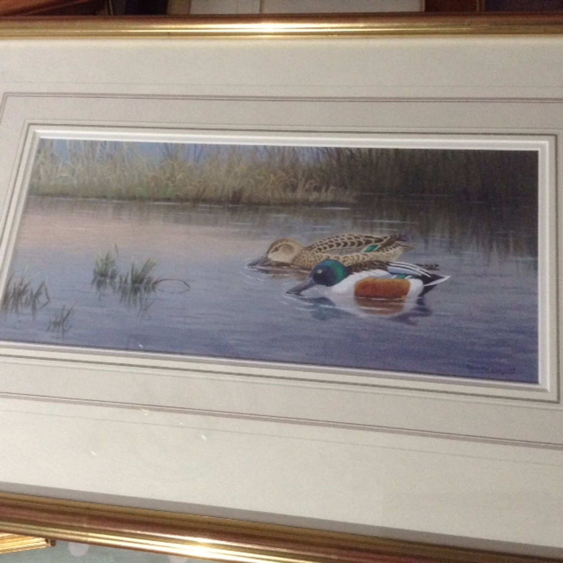 RICHARD ROBJENT (BORN 1937, BRITISH) "SHOVELERS" PAIR OF WATERCOLOURS, BOTH SIGNED - Image 2 of 7