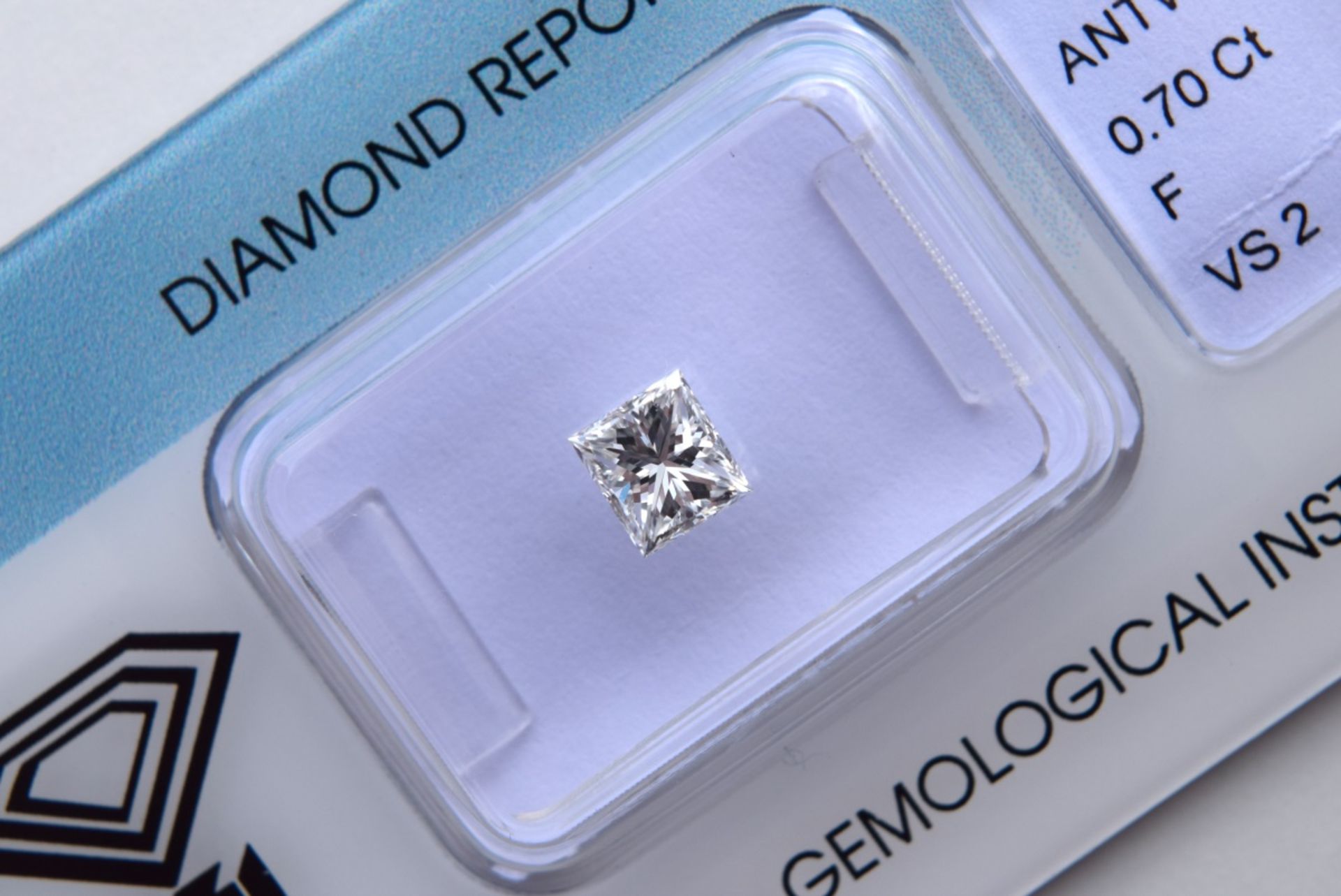 IGI 'Princess' Diamond - 0.7ct VS2 F - Sealed & Certificated (September 2017)