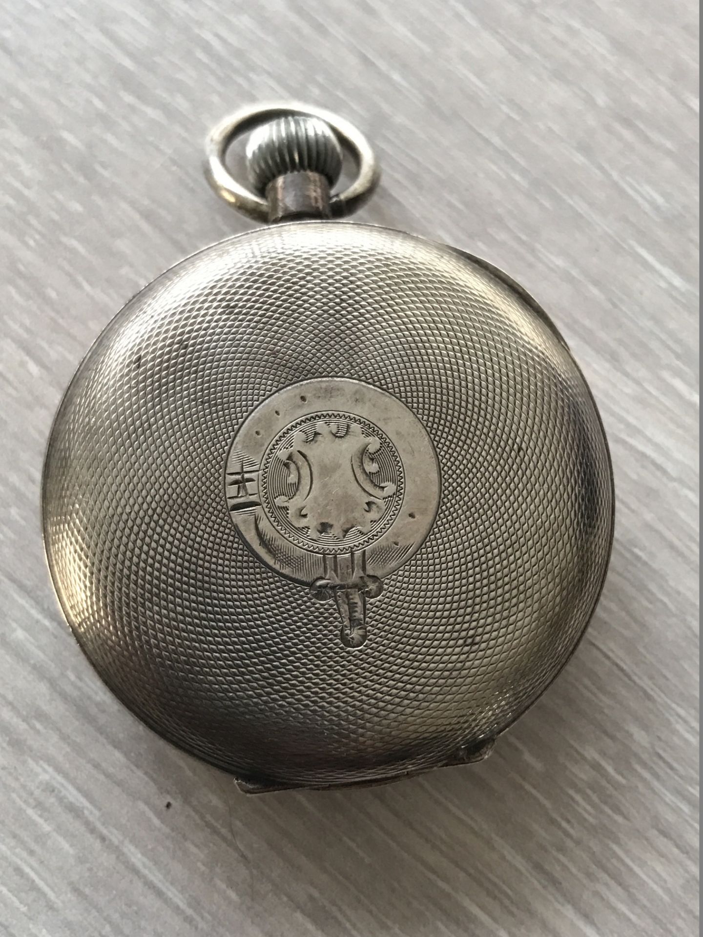 SILVER CASED POCKET WATCH OUTSIDE ESCAPEMENT - Bild 3 aus 4