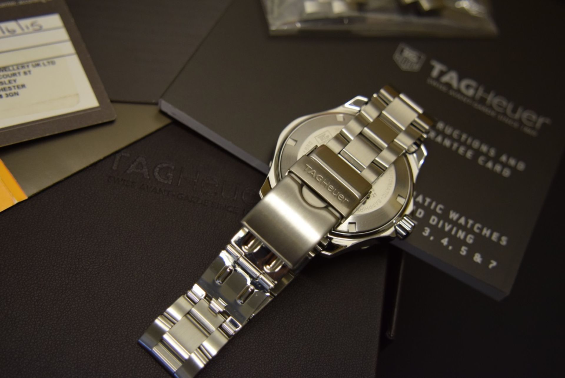 2015 TAG Heuer Black Aquaracer WAN2110 (Full set and hard to find model) - Image 3 of 5