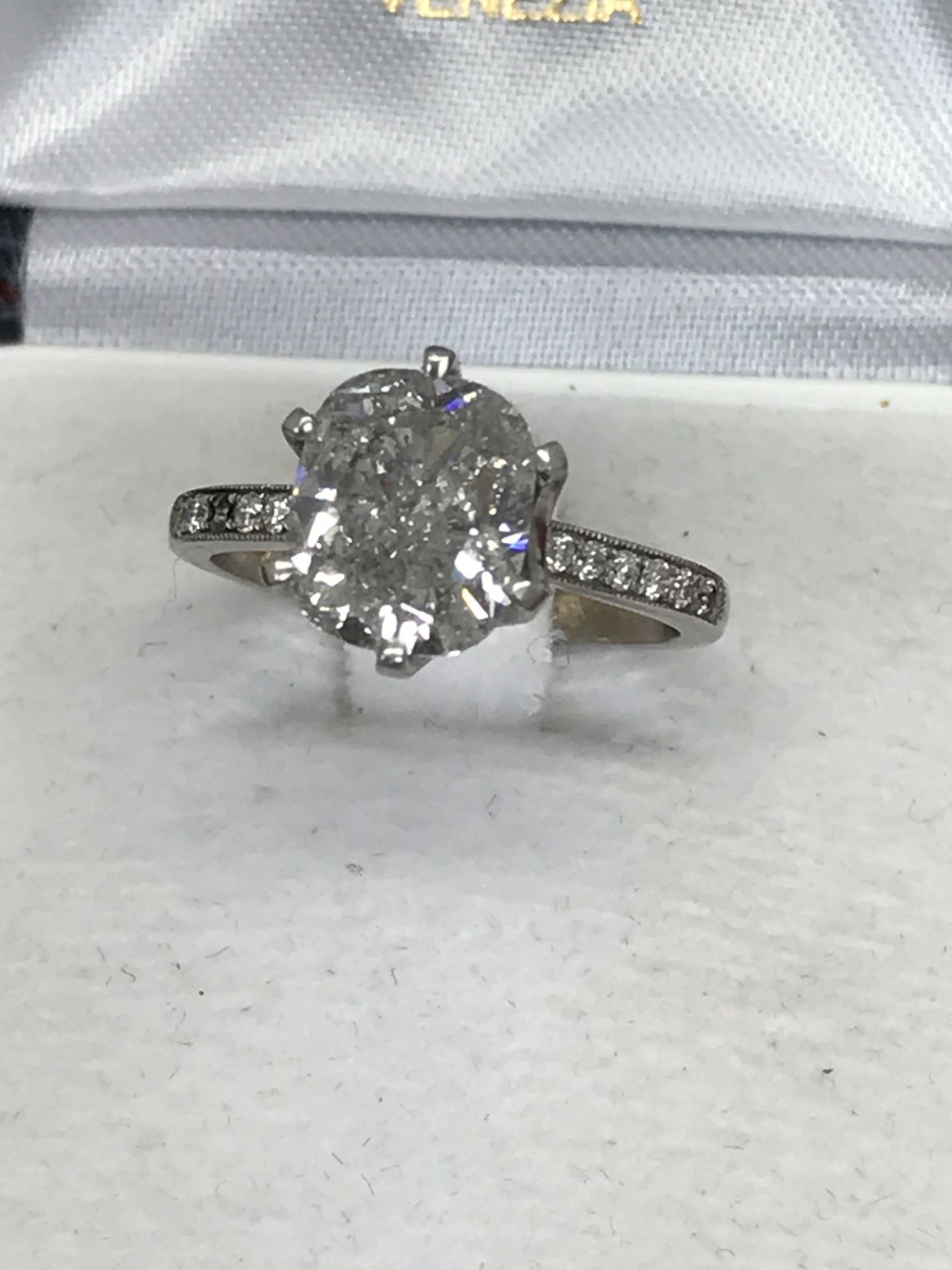 APPROX 3.5ct DIAMOND SOLITAIRE RING - Bild 2 aus 4