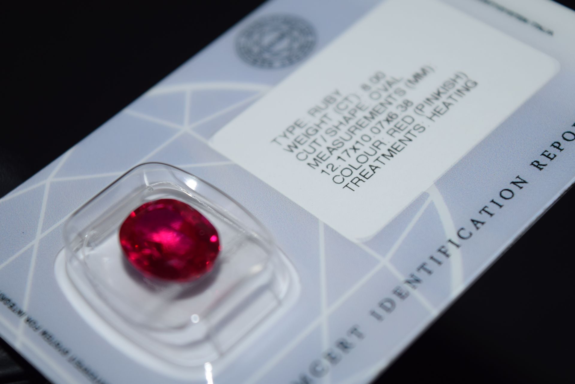 8.00CT RUBY - GCIR SEALED - Image 2 of 3