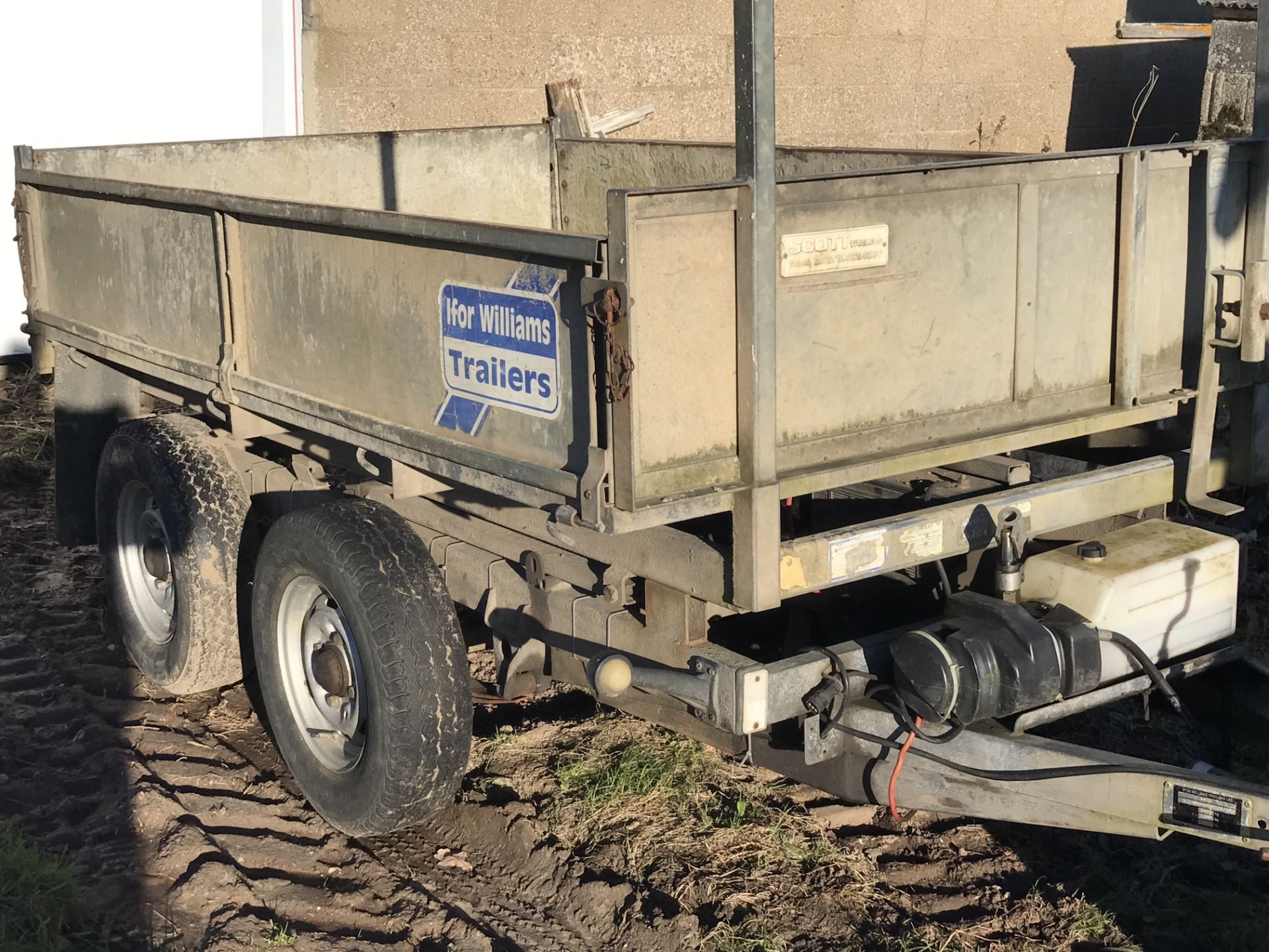 IFOR WILLIAMS ELECTRIC TIPPER TRAILER - NO VAT - 8ft x 5ft - Image 5 of 8