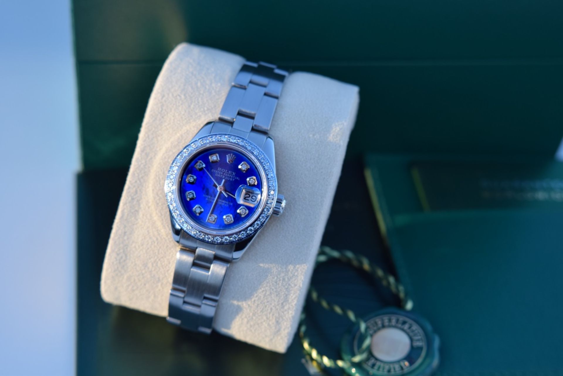 ♥ STUNNING Rolex *Diamond Encrusted* Lady DateJust - Image 11 of 12