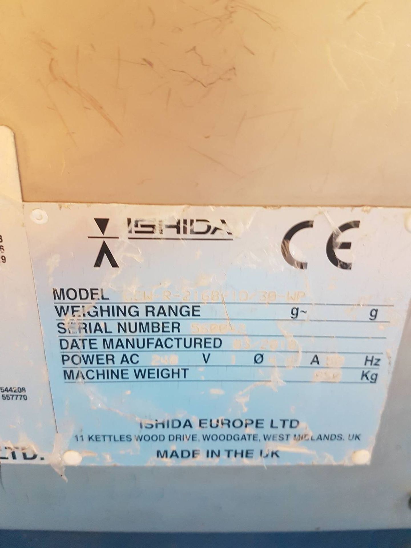 ISHIDA MODEL R 16 HEAD WEIGHER - Image 3 of 3