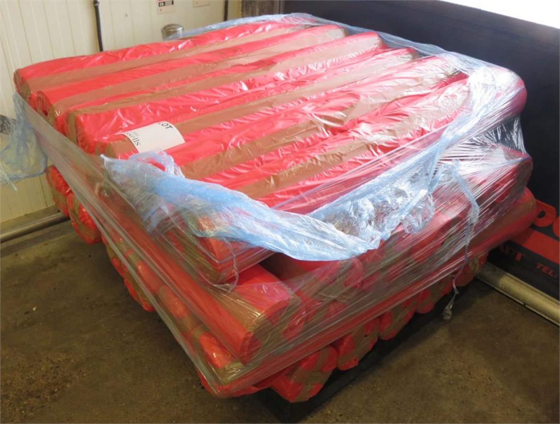 1 x Pallet of 1.25m rolls of red polythene wrapping bags. Lift out £50. CF2-995 - Image 2 of 3