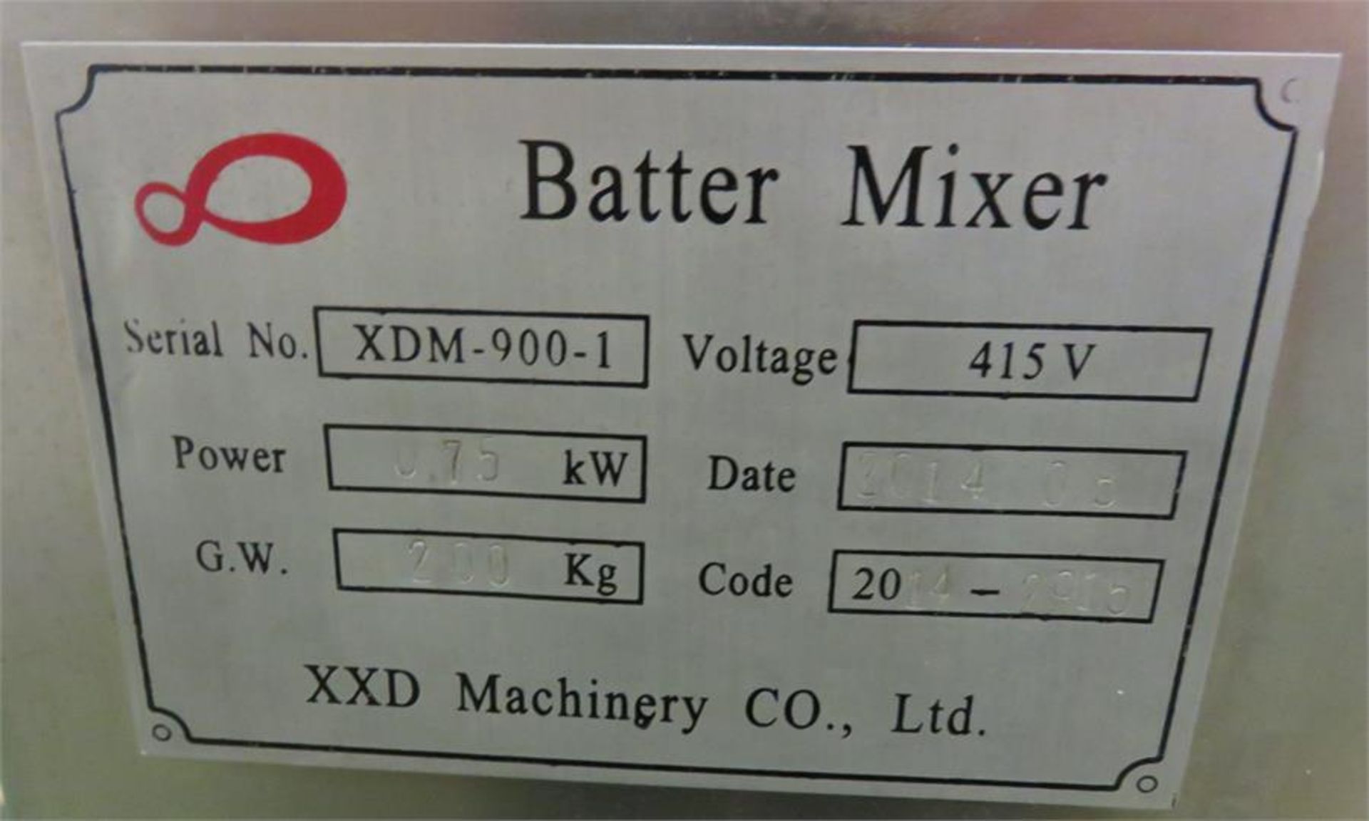BATTER MIXER - Image 2 of 5
