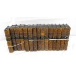 Sainte Beauve Causeries Du Lundi, set of 15 books with leather spines