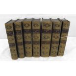 Oeuvres de Racine, volumes I-VII with tooled leather spines