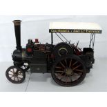 A well-engineered two inch-scale live steam model of a Chas Burrell and Sons 5 ton compound tractor,