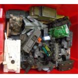 A quantity of Dinky, Corgi, Lone Star military vehicles and other items (box).