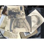 A large quantity of black and white photographs (box)