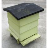 A three tier bee hive 67cm x 67cm