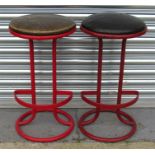A pair of mid 20thC stools