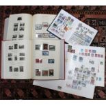A quantity of stamp albums and loose stamps