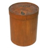 A Shaker style box and cover, 37cms diameter.