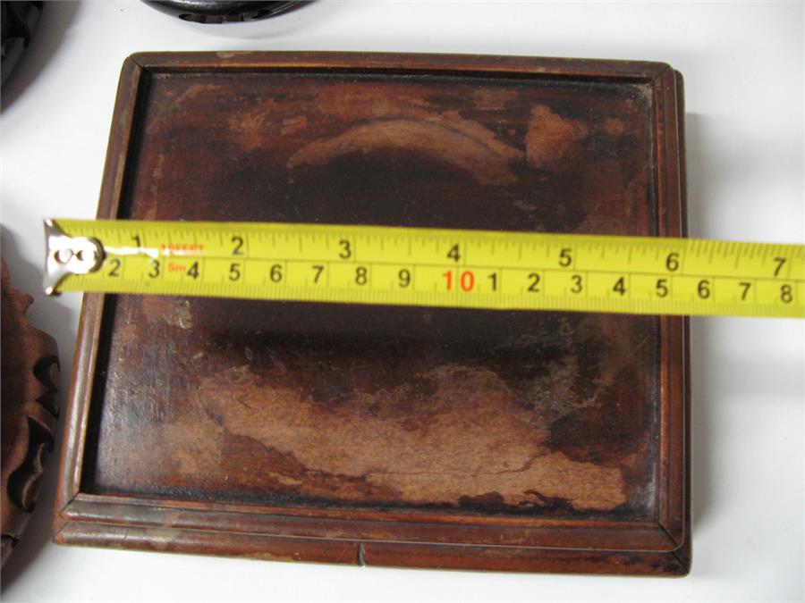 A group of sixteen Chinese hardwood vase stands. Condition Report Losses to base of large round - Image 6 of 7