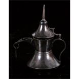 A Silver miniature Dallah coffee pot 9.5cm high