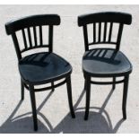 A pair of Polish bentwood chairs (2).