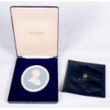 A Wedgwood commemorative plaque - H.R.H. Prince Charles, Prince of Wales, No. 1873 of 3000, boxed