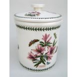 A Portmeirion Botanic Garden pattern bread bin.