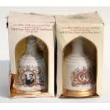 An unopened House of Bells Royal Commemorative Wade Scotch Whisky bottle commemorating the wedding