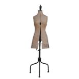 A 1950's Chil-Daw dressmakers mannequin dummy, marked Pioneer No. 344739.